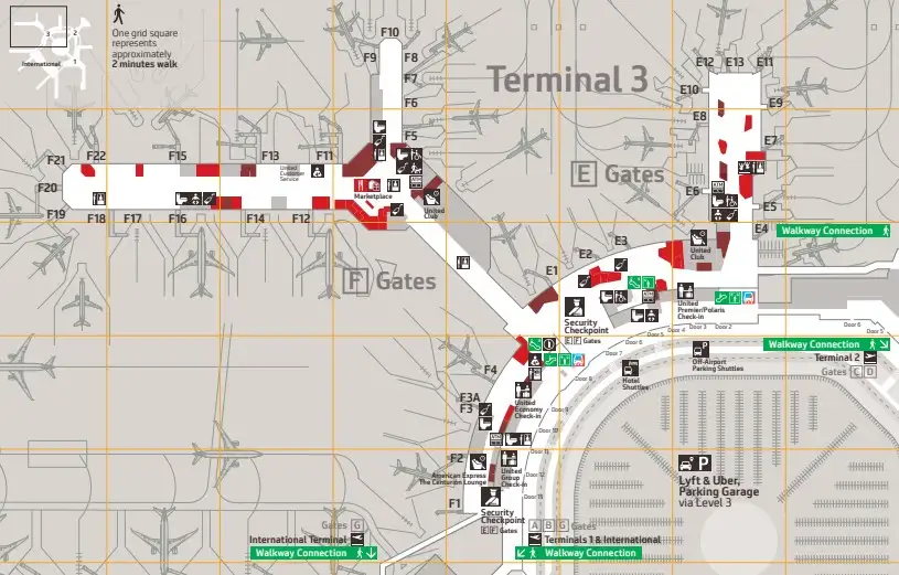 San Francisco Airport Map Terminal 