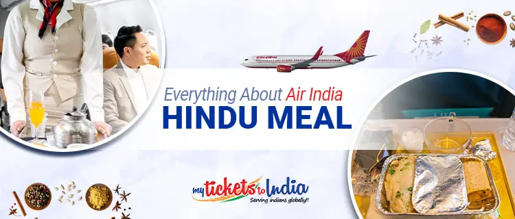 Air India Hindu Meal in flight servies