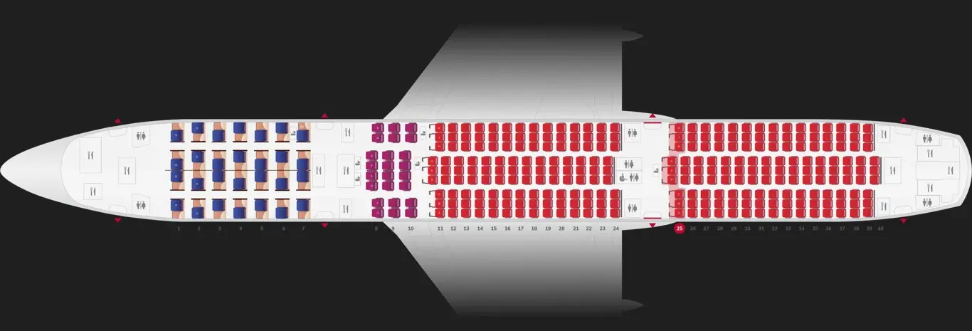 Air India Premium Economy Seat Map