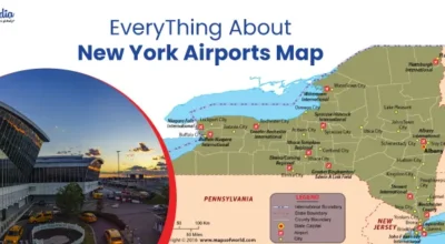 new york airports map