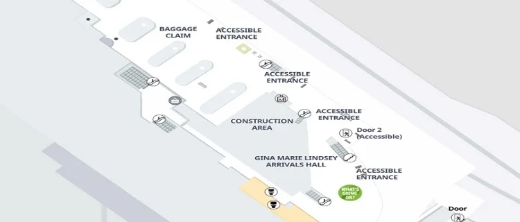 images of Baggage Claim and Arrivals Map_result