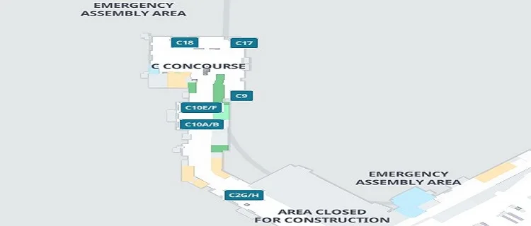 Concourse C Map