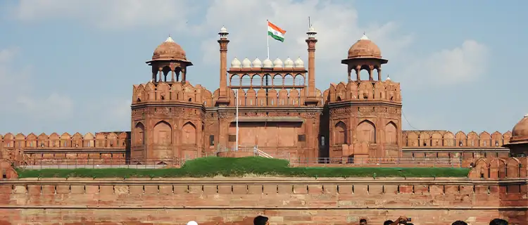 images of Indian Monuments red-fort