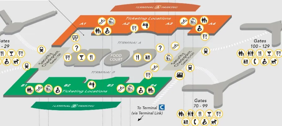 Orlando International Airport Terminal Maps