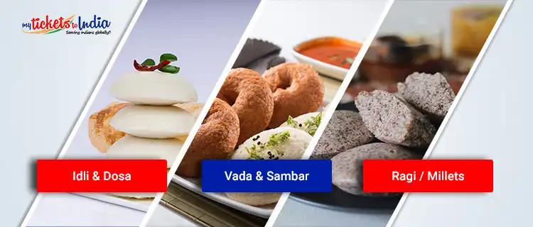 Dosa (South India)+ Idli (South India)