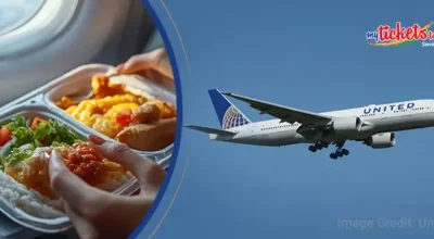 images of united airlines meals in first class